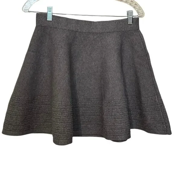 Tuckernuck Hill House Gray Constantine Knit Mini Skirt Size Medium - Picture 7 of 8